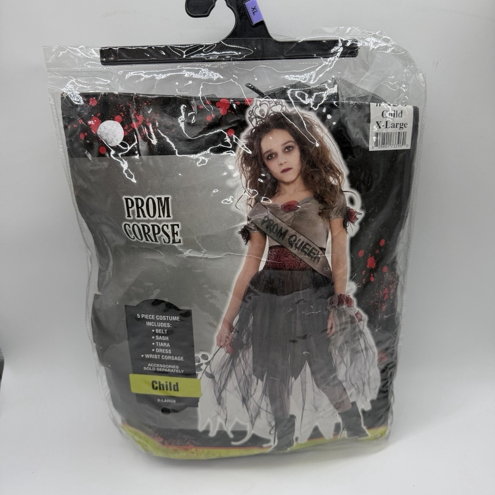 Amscan Prom Corpse Gown Girls Costume XL - No Belt/Sash